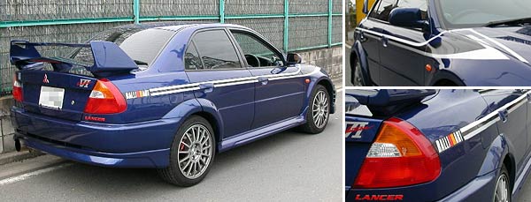 lancer evo arrow line
